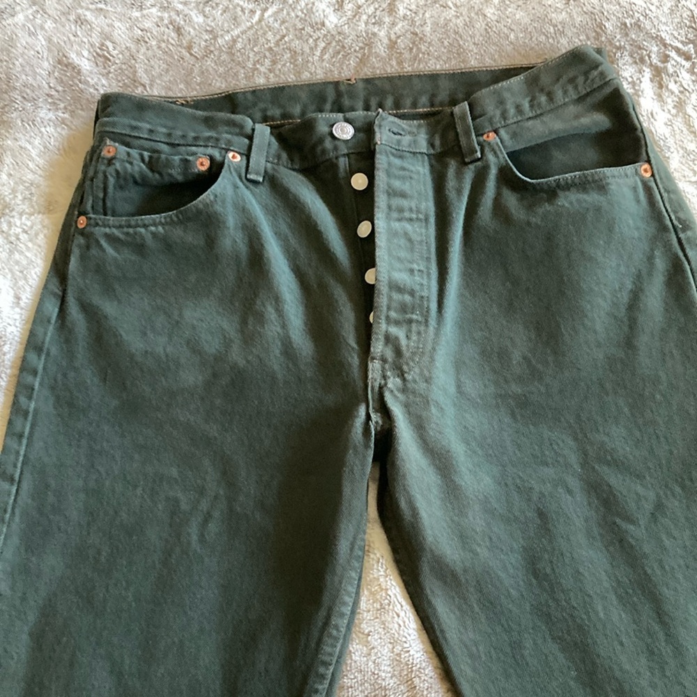 Levi's Green Denim Jeans